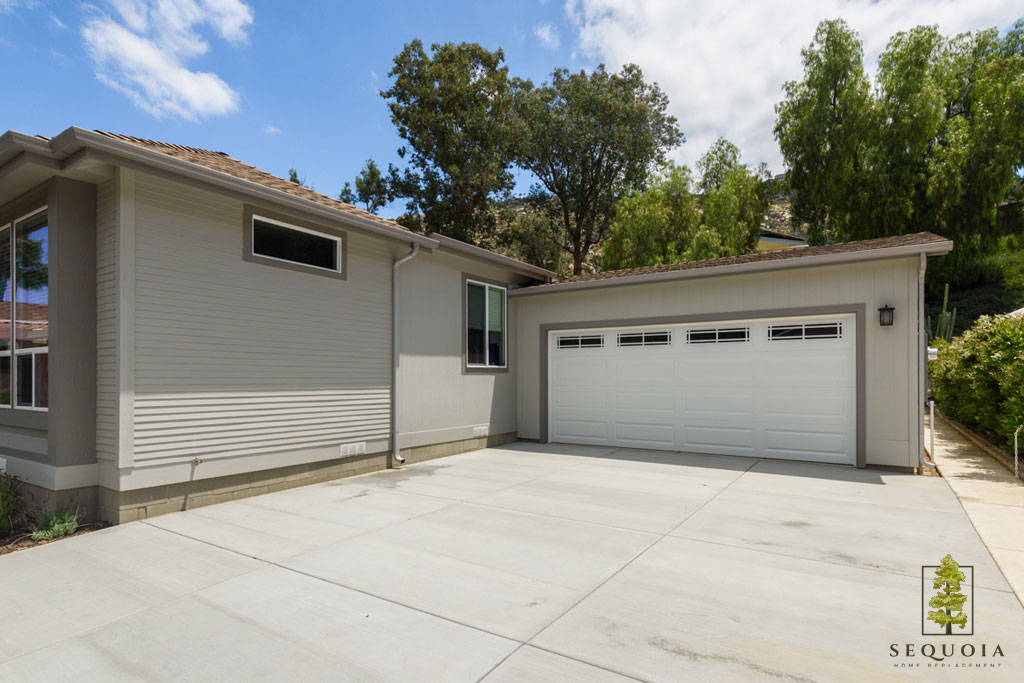 Sequoia custom home with garage